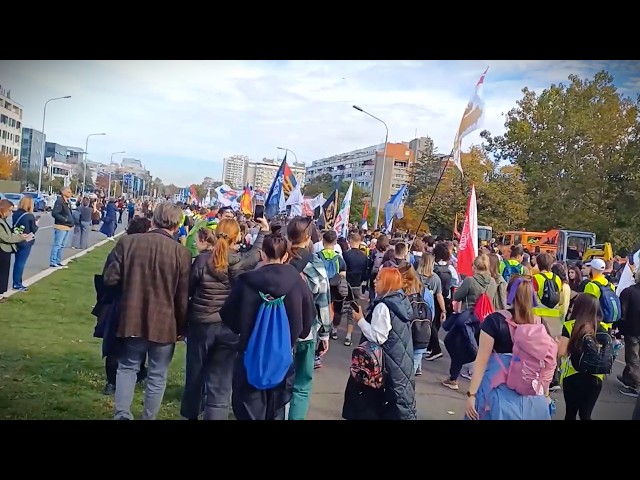 Studenti: Prva kolona ka Beogradu danas krenula iz Zaječera na završni miting Pobeda zove