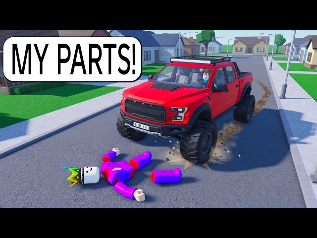 I Got RAGDOLLED on Roblox BUT By a BIG TRUCK...