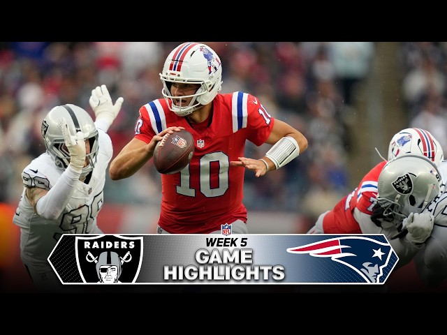Las Vegas Raiders vs. New England Patriots Game Highlights | 2026 NFL Season Week 5