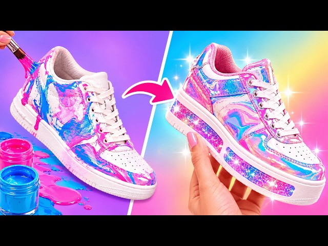 Easy Tie-Dye Hacks 👟🎨 How to Customize Your Shoes and Clothes in 5 Minutes by 123 GO! Planet