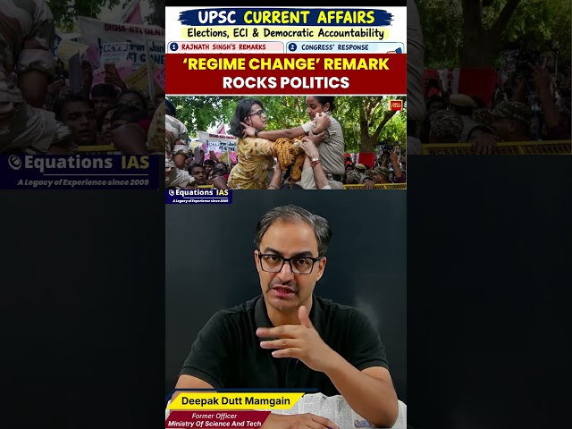 Rajnath Singh vs Congress: Regime Change Row Explained | Latest Political News