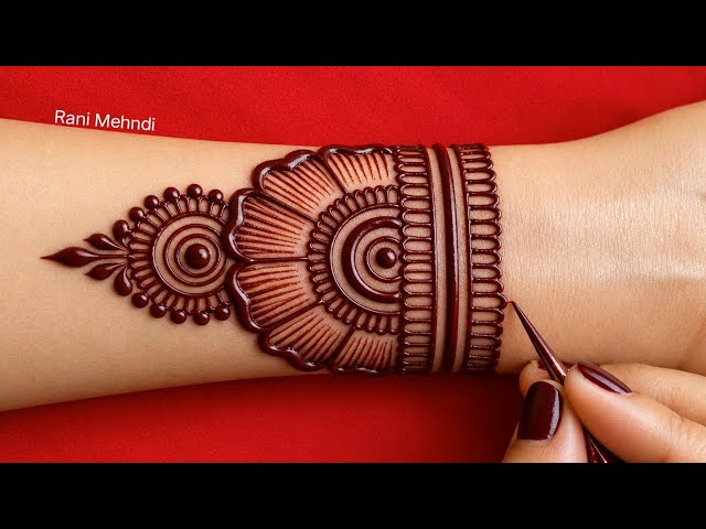 Easy stylish back hand mehandi | Latest mehndi ki design | Simple mehndi | Mehndi design | Mehndi