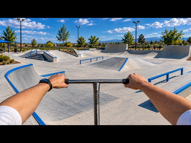 Tricks On Every Ramp at the Skatepark!