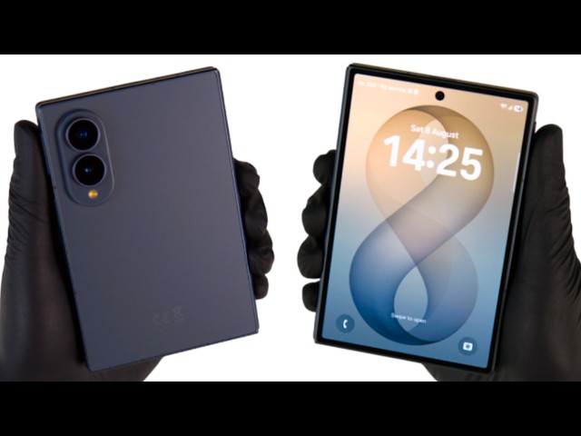 Unboxing The Samsung Galaxy Z Fold 8 - ASMR