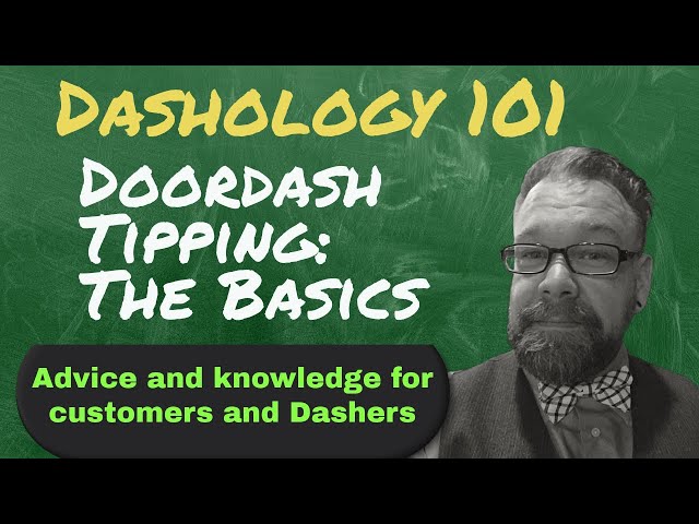 What do customers NEED to know about tips on Doordash?