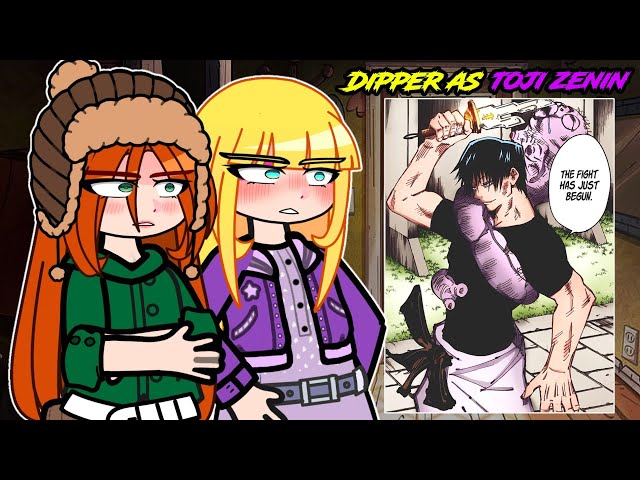  🇺🇸/🇧🇷/🇪🇸 Gravity Falls React to Dipper As Toji zenin | gacha reaction 