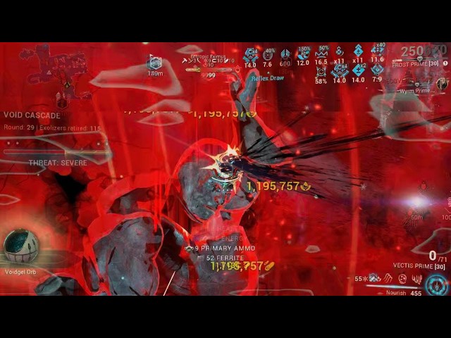Void Cascade - Level Cap - Frost, Cold Front + Vectis | Warframe