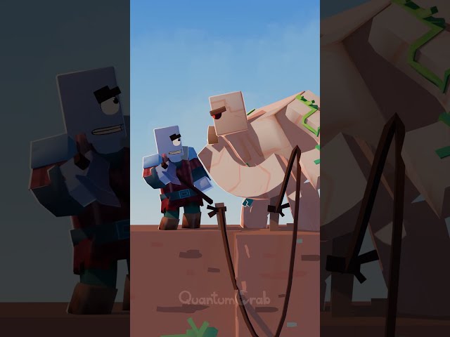 Take one step on that rope! #minecraft #animation