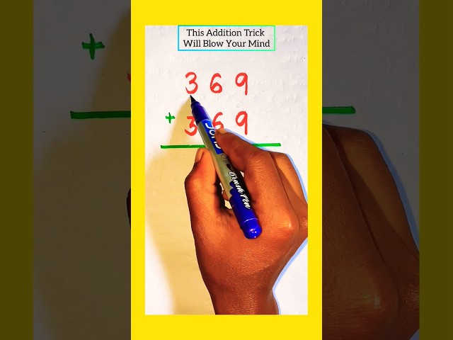 This Addition Trick Will Blow Your Mind #shorts # #maths #sushila_educational