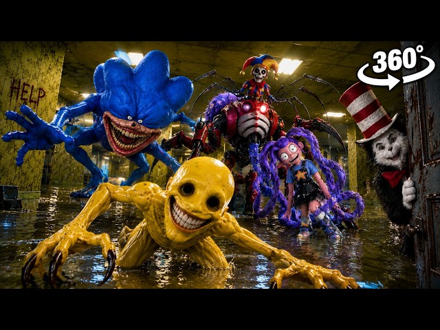 Кот в шляпе, Sonic, Verity и Poppy Playtime 5! | Лучшая хоррор-подборка | 360° VR 4K