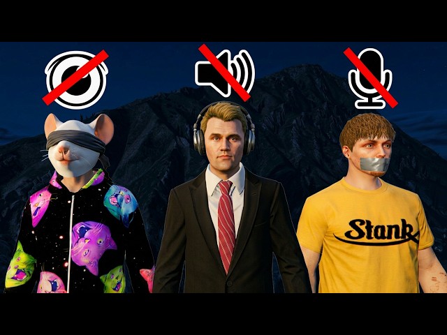 We Tried A GTA Heist BLIND, DEAF & MUTE!