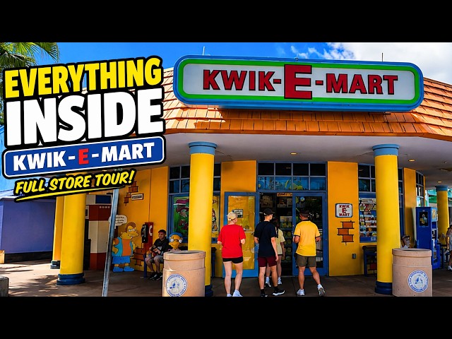 Inside the Kwik-E-Mart | Full Store Tour & Merchandise | 4K Universal Orlando