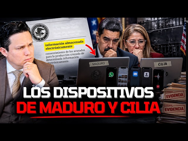 APARECIERON LOS TELÉFONOS Y COMPUTADORAS DE MADURO Y CILIA EN EEUU