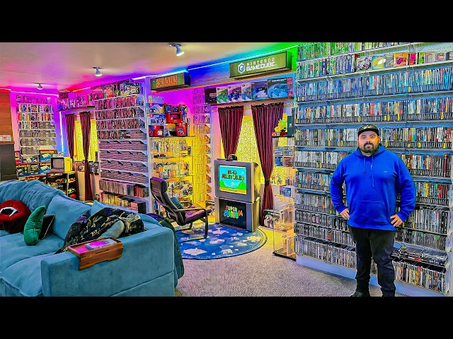 A millionaire invited me into his game room