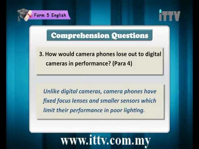 iTTV SPM Form 5 English Chapter 3 Comprehension (Science and Technology -Summary Writing I)-Tips