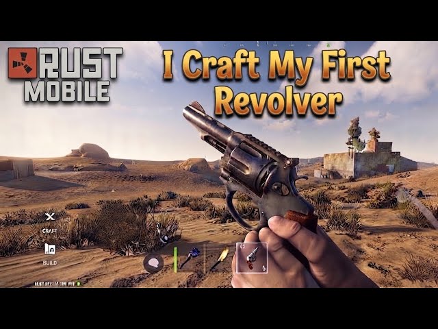 I Crafted My First Revolver in Rust Mobile! (Solo Survival) iOS 