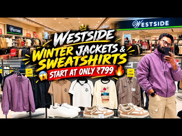 Westside Men’s Winter Haul | Trendy Jackets , T-shirt & Jeans #westside Winter Collection #fashion