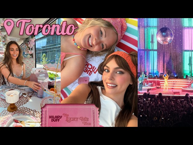 A NOSTALGIC Toronto Summer Vlog 🌸 Hilary Duff Concert & Home Visit!