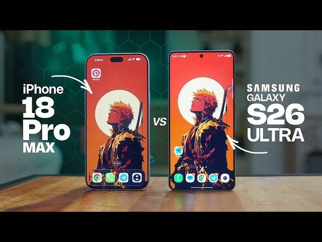 iPhone 18 Pro Max vs Samsung Galaxy 26 Ultra: is it Even a Competition?
