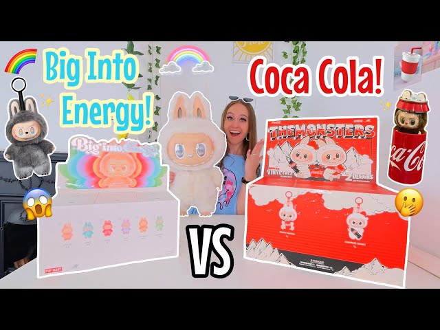 UNBOXING *ENTIRE CASES* OF VIRAL LABUBUS BIG INTO ENERGY😍🌈 VS COCA COLA!!🫢🥤(SECRET RARE FINDS!!😱✨)