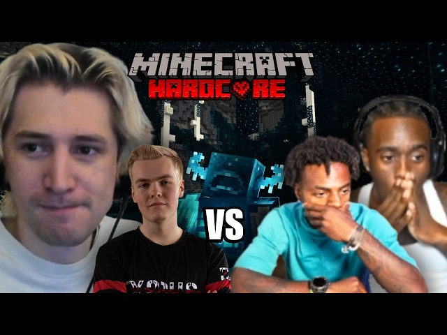 xQc Attempts The Kai & Speed Minecraft Challenge ft. Vegas (Part 1)
