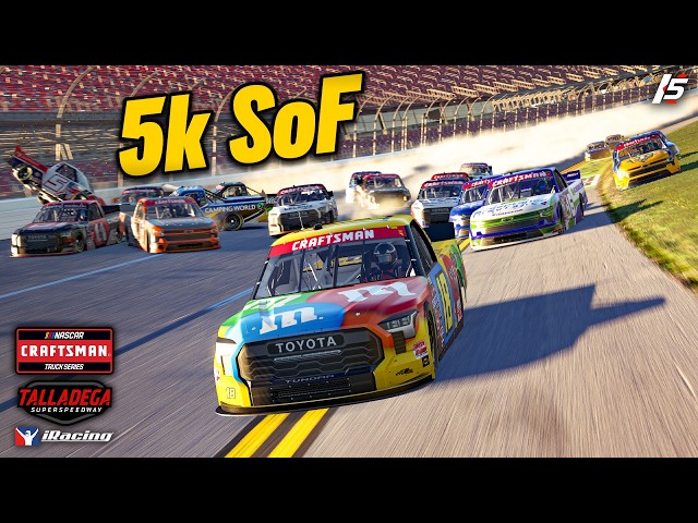 Truck Series Fixed - Talladega - iRacing NASCAR Gameplay