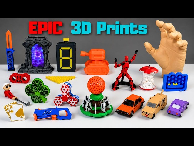 50 COOLEST Things to 3D Print - Best of 2024