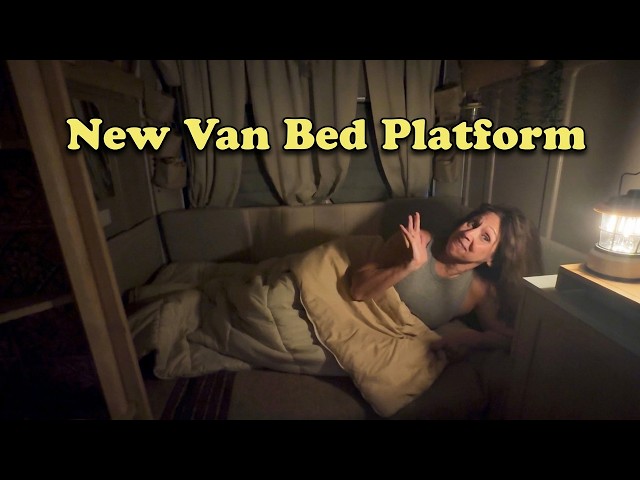 I Changed My Van Bed Platform (And I Love It)