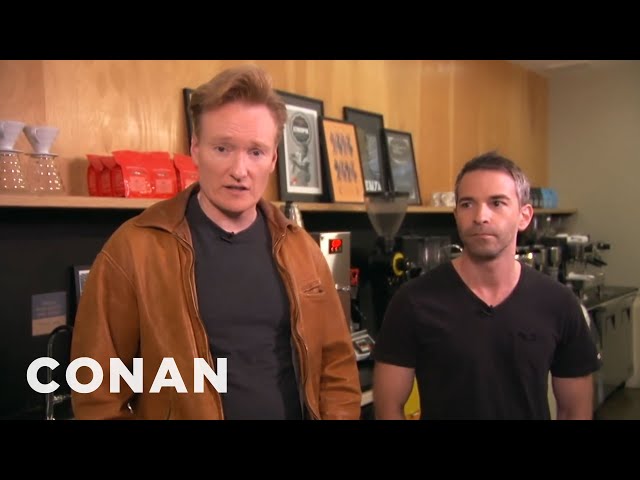 Conan Takes Jordan Schlansky Coffee Tasting | CONAN on TBS