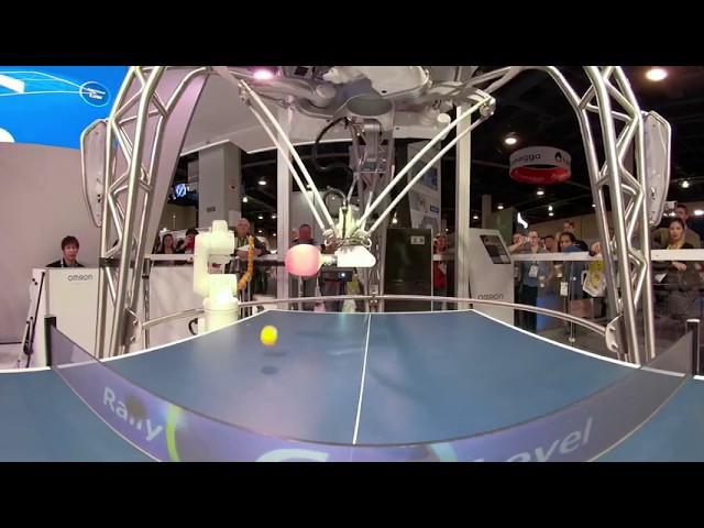 BEATING A ROBOT @ TABLE TENNIS (360 VR)