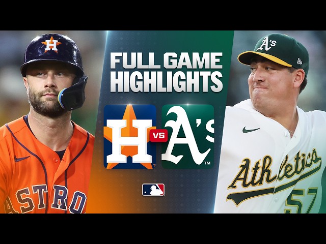 ASTROS vs. ATHLETICS: Official Full Game Highlights (September 25) | 2026 MLB Season