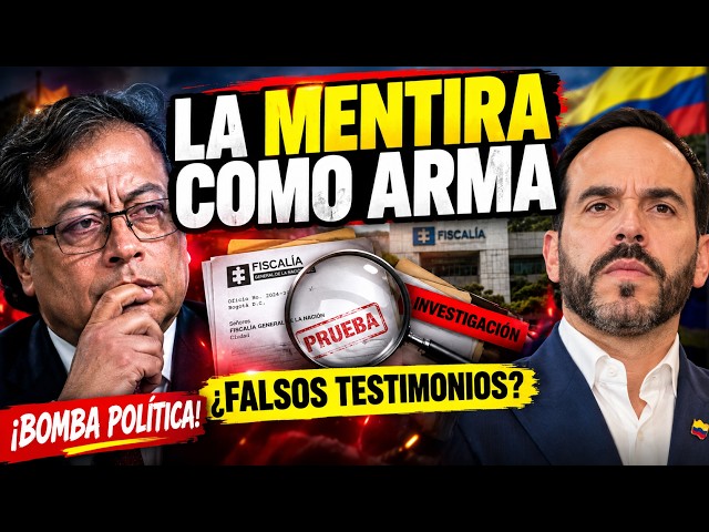 BOMBSHELL IN COLOMBIA! This is how the left operates: False testimonies, lies, and shady deals to...