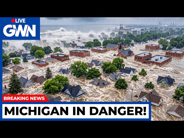 30-FOOT WAVES ON LAKE MICHIGAN — Waves Smash Indiana Lighthouse (Latest Updates)
