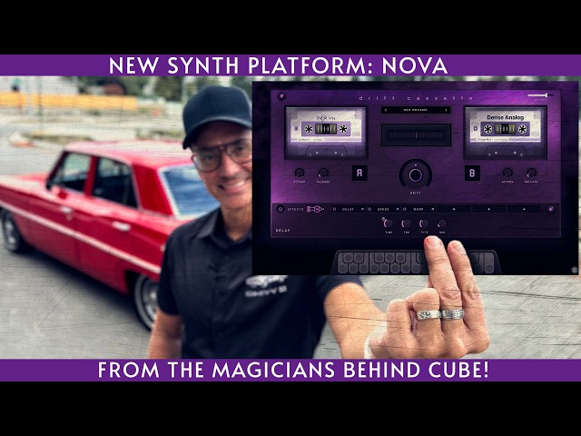 The new Nova and Drift Cassette: Beautiful Lo-fi and ambient synth patches by top designers!