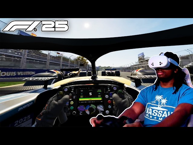The F1 25 VR experience is something to BEHOLD...