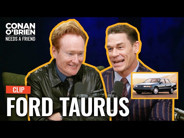 John Cena On Conan's 1992 Ford Taurus: That Car F**ks! | Conan O'Brien Needs A Friend