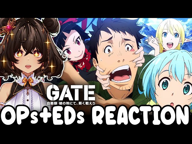 First Time Reacting to GATE Openings & Endings (1-2)