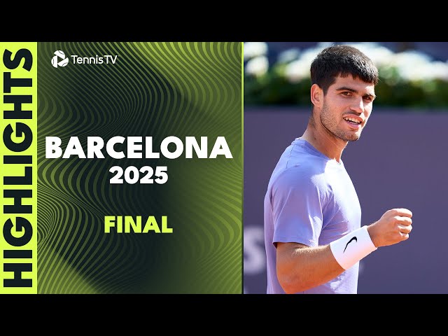 Carlos Alcaraz vs Holger Rune For The Title! 🏆 | Barcelona 2025 Final Highlights