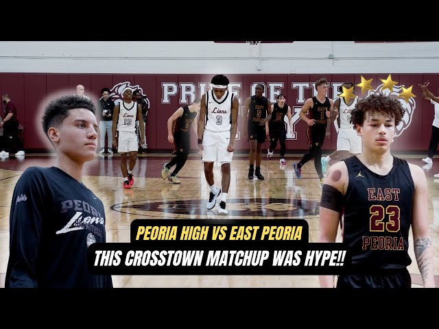 "This Crosstown Matchup Was a BATTLE!" Peoria High takes on 4 Star Quinton Kitt and East Peoria!