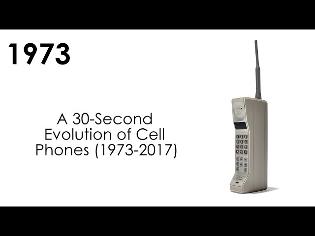 A 30-Second Evolution of Cell Phones (1973-2017)