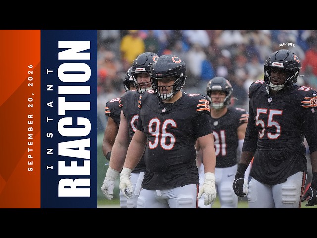 INSTANT REACTION: Bears fall to Vikings in low-scoring affair | Bears Postgame Live! (9/20/26)