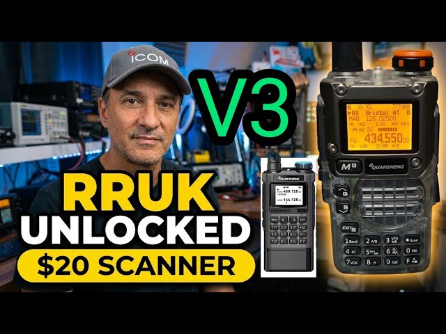 Quansheng K5/K6/K1 (V3)Turn into a Scanner (RRUK)