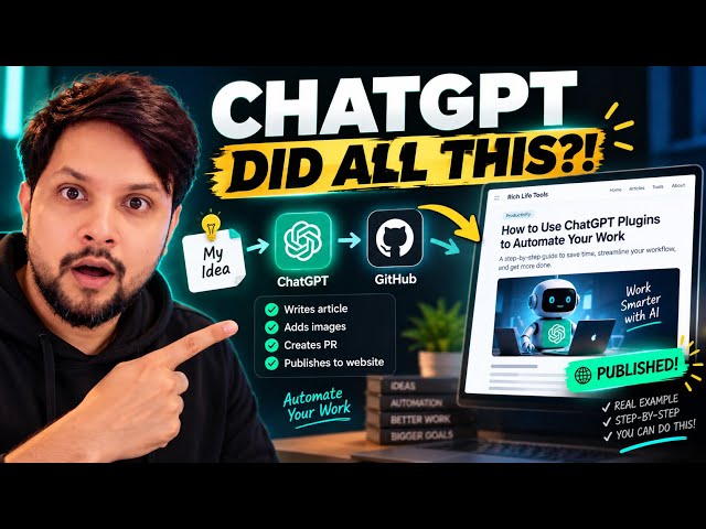 This ChatGPT Plugin Writes AND Publishes Articles Automatically