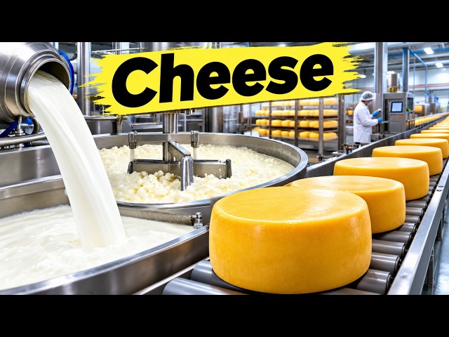 How Cheese Is Made: Inside a Modern U.S. Cheese Factory | Amazing Process Revealed