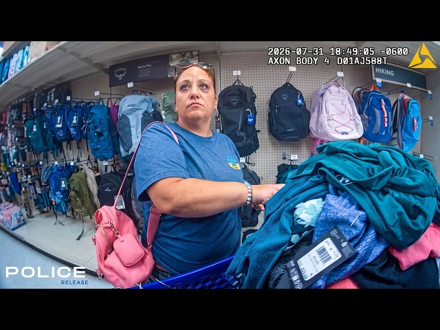 Academy Sports Shoplifter Caught Red-Handed with Cart Full of Merchandise
