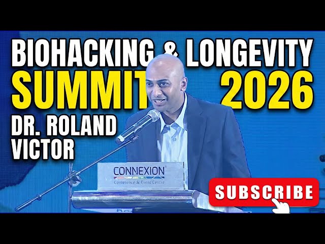 Biohacking & Longevity Summit 2026, Dr. Roland Victor delivers the powerful Opening Speech.