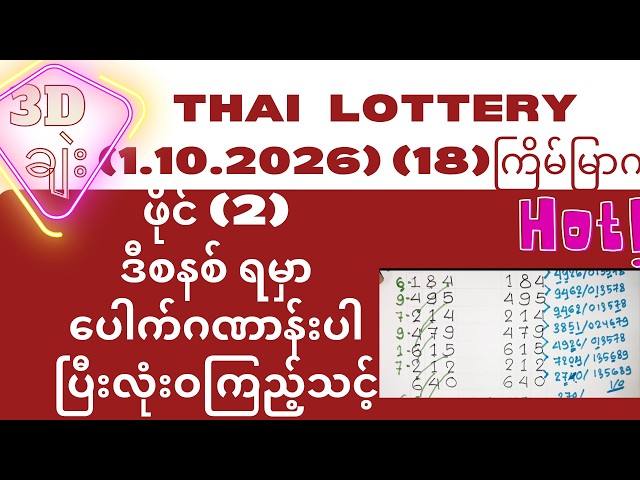 #ဖိုင်(2)  ​​စနစ်က ပေါက်ကွက်ပါမယ် ယုံကြည်မှလိုက်ချစ်မိတ်ဆွေများ (18)ကြိမ် #thai3d#
