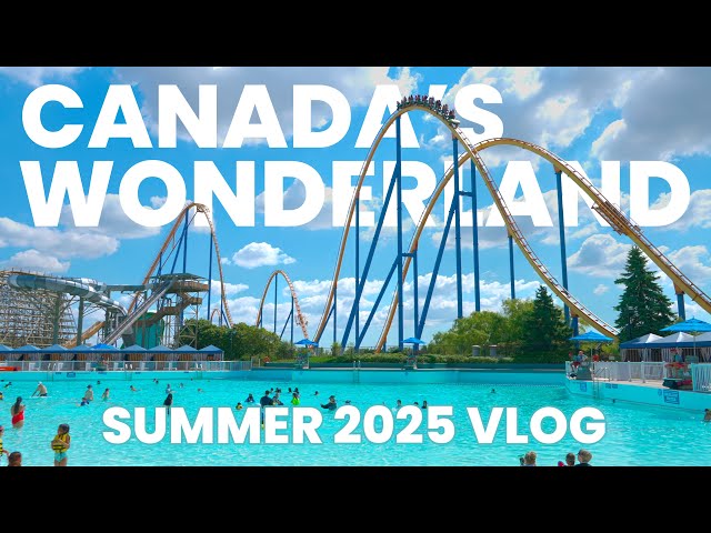Visiting Canada's MASSIVE Theme Park with 18 Roller Coasters! Canada's Wonderland Vlog 2025
