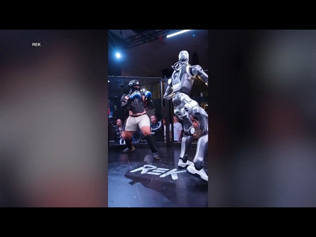 Human vs. robot MMA fight ends with influencer defeated by Terminator-style bot