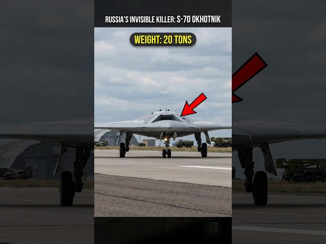 Russia's Invisible Killer: S-70 Okhotnik-B #military #army #technology